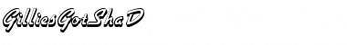 Download GilliesGotShaD Regular Font Title Preview