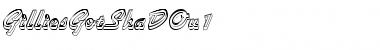 Download GilliesGotShaDOu1 Regular Font Title Preview