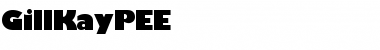 Download GillKayPEE Regular Font Title Preview