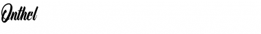 Download Onthel Regular Font Title Preview