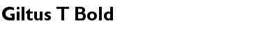 Download Giltus T Bold Font Title Preview