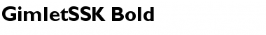 Download GimletSSK Bold Font Title Preview
