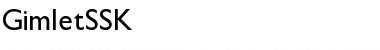 Download GimletSSK Regular Font Title Preview