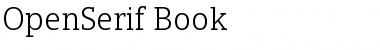 Download Open Serif Book Font Title Preview