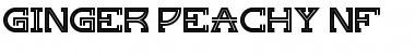 Download Ginger Peachy NF Regular Font Title Preview
