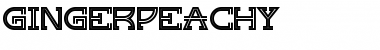 Download GingerPeachy Regular Font Title Preview