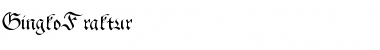 Download GingkoFraktur Regular Font Title Preview
