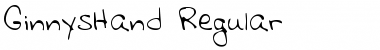 Download GinnysHand Regular Font Title Preview