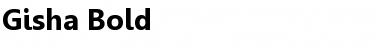 Download Gisha Bold Font Title Preview