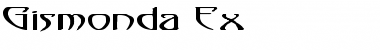Download Gismonda Ex Regular Font Title Preview