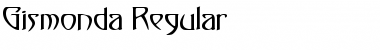 Download Gismonda Regular Font Title Preview