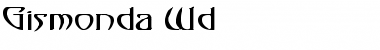 Download Gismonda Wd Regular Font Title Preview