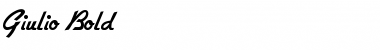 Download Giulio Bold Font Title Preview