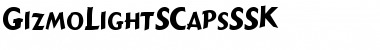 Download GizmoLightSCapsSSK Regular Font Title Preview