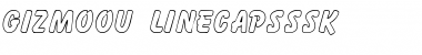 Download GizmoOutlineCapsSSK Regular Font Title Preview
