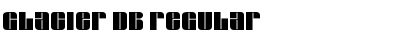 Download Glacier DB Regular Font Title Preview