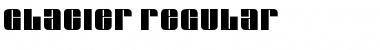 Download Glacier Regular Font Title Preview