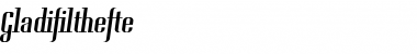 Download Gladifilthefte Regular Font Title Preview
