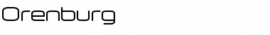 Download Orenburg Regular Font Title Preview