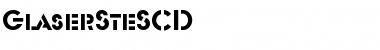Download GlaserSteSCD Regular Font Title Preview