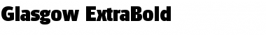 Download Glasgow-ExtraBold Regular Font Title Preview