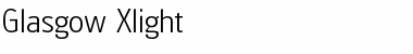 Download Glasgow-Xlight Regular Font Title Preview