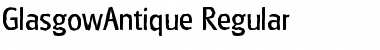 Download GlasgowAntique Regular Font Title Preview