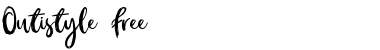 Download Outistyle Free Personal Use Regular Font Title Preview
