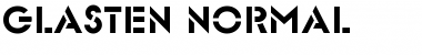 Download Glasten Normal Font Title Preview