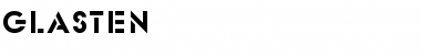 Download Glasten Normal Font Title Preview