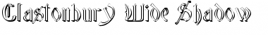 Download Glastonbury Wide Shadow Regular Font Title Preview