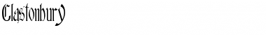 Download Glastonbury Regular Font Title Preview