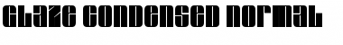 Download Glaze Condensed Normal Font Title Preview