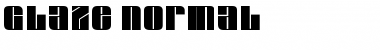 Download Glaze Normal Font Title Preview