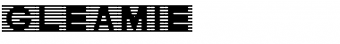 Download Gleamie Regular Font Title Preview