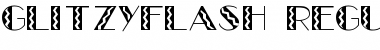 Download GlitzyFlash Regular Font Title Preview