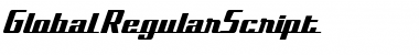 Download Global RegularScript Font Title Preview