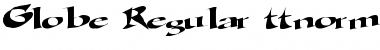 Download Globe Regular Font Title Preview