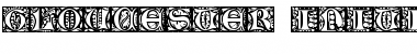 Download Gloucester Initialen Regular Font Title Preview
