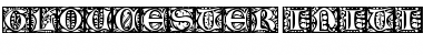 Download Gloucester Initials Regular Font Title Preview