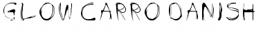 Download glow-carro-danish-spiik Regular Font Title Preview