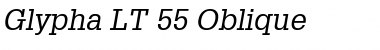 Download Glypha LT Italic Font Title Preview