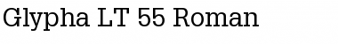 Download Glypha LT Regular Font Title Preview