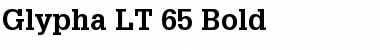 Download Glypha LT Bold Font Title Preview