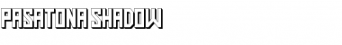 Download Pasatona Shadow Regular Font Title Preview