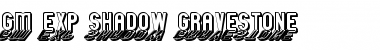 Download GM Exp Shadow Gravestone Regular Font Title Preview