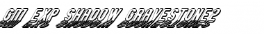 Download GM Exp Shadow Gravestone2 Regular Font Title Preview