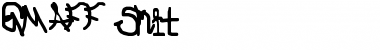 Download GMAFF Shit Regular Font Title Preview