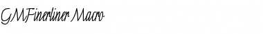 Download GMFinerliner Macro Font Title Preview