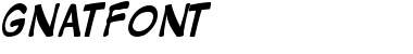 Download GNATFONT Regular Font Title Preview